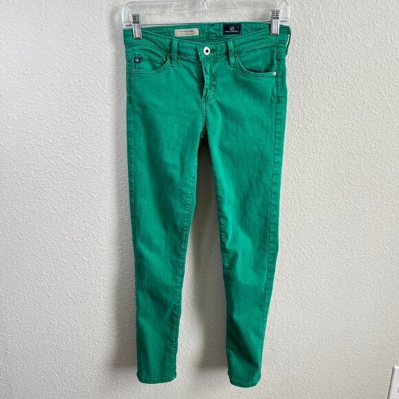 AG Adriano Goldschmied the Stevie Ankle Jeans Women's 25 Slim Straight Low Rise - Picture 1 of 7